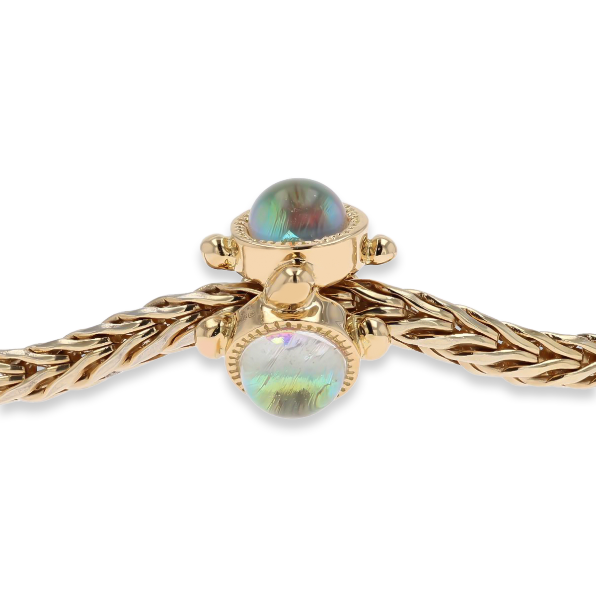 Trollbeads Exclusive 18ct Yellow Gold The Trinity on Bracelet