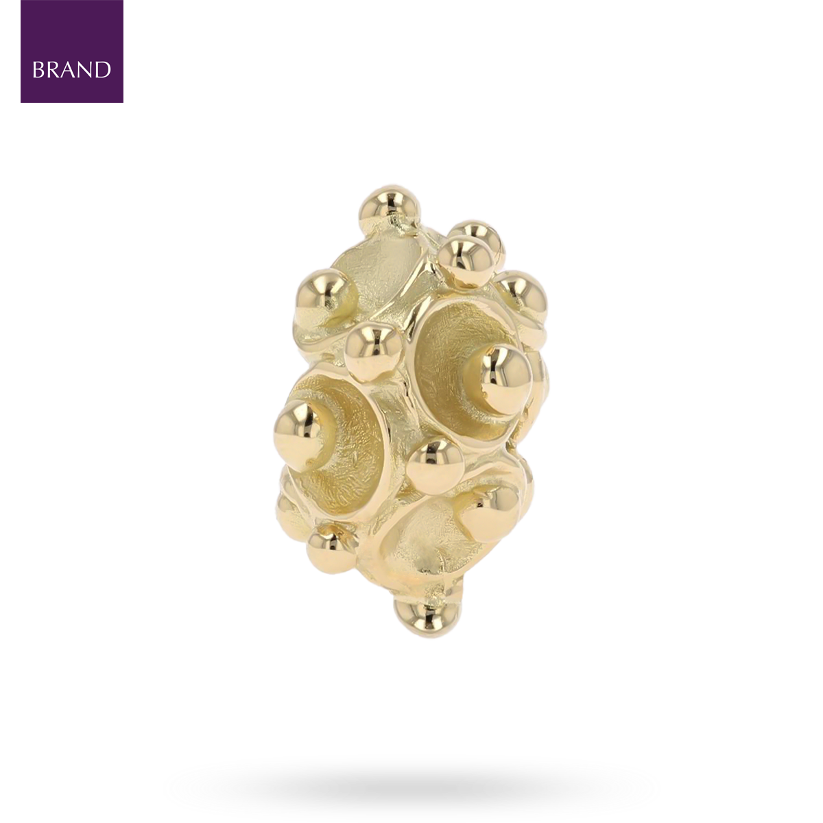 Trollbeads Exclusive 18ct Yellow Gold Water Lily Family