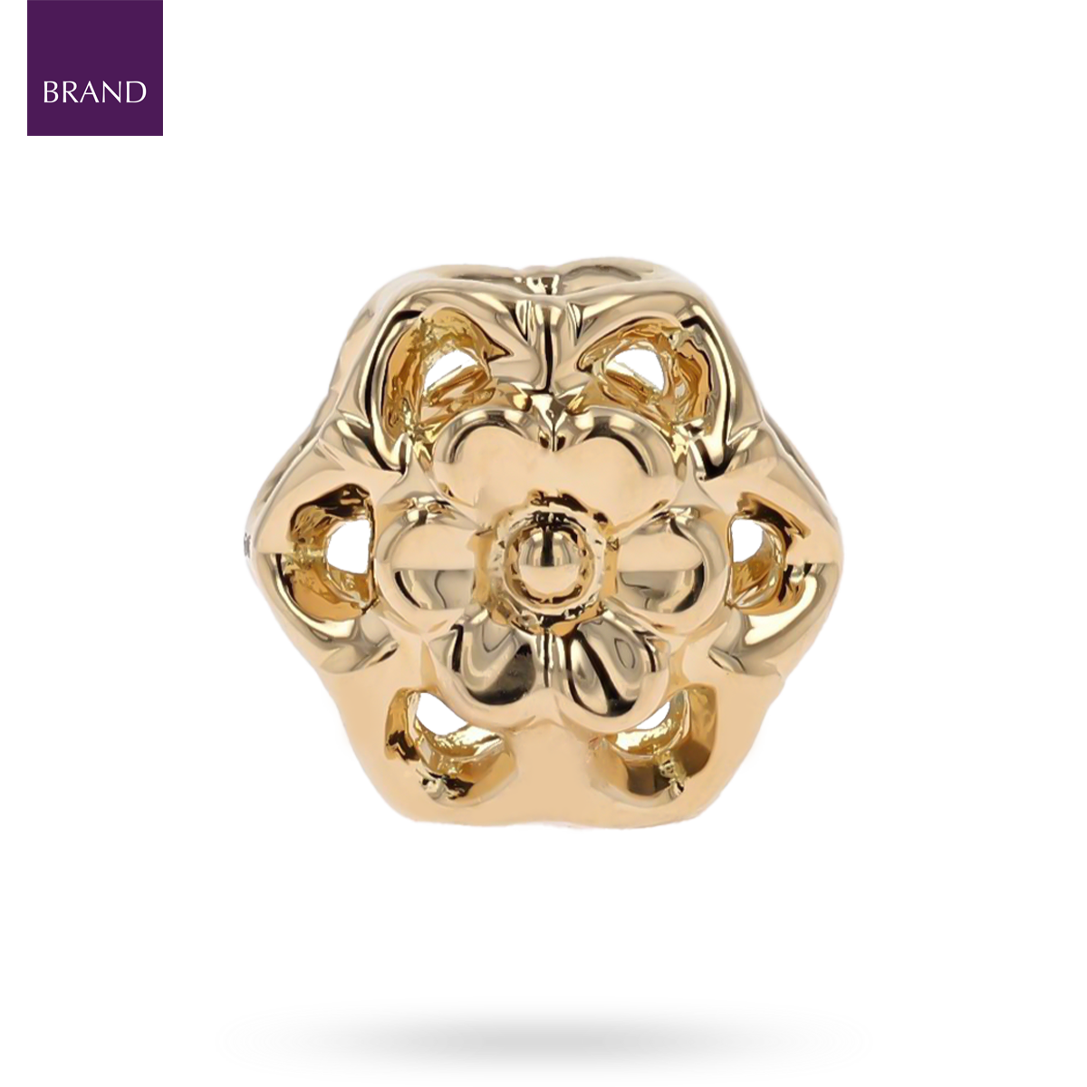 Trollbeads Exclusive 18ct Yellow Gold Zucchini Flower