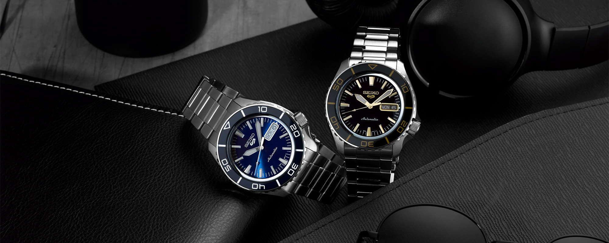 Seiko 5 Sports SKX Bluetone & Blacktone Redux - SRPK97 & SRPK99