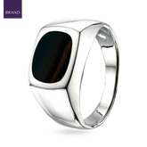 Sterling Silver Onyx Signet Ring