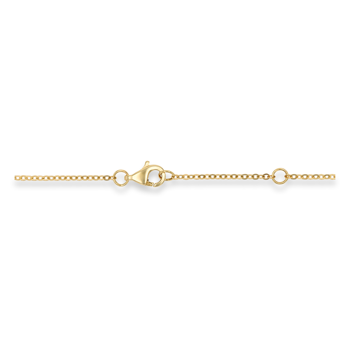 18ct Yellow & White Gold Diamond Set Infinity Necklace - Clasp