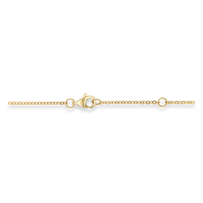 18ct Yellow & White Gold Diamond Set Infinity Necklace - Clasp