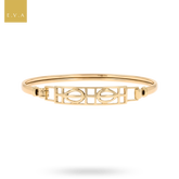 9ct Yellow Gold Openwork Rennie Mac Tension Bangle