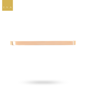 9ct Rose Gold Plain Polished Bar Brooch