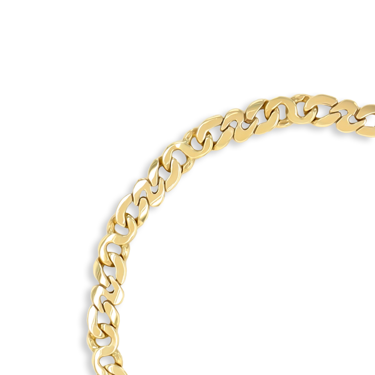 9ct Yellow Gold 8" Fancy Link Bracelet