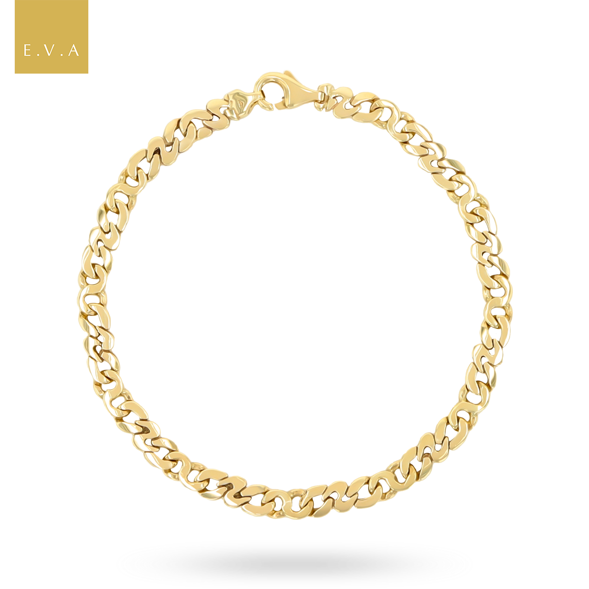 9ct Yellow Gold 8" Fancy Link Bracelet