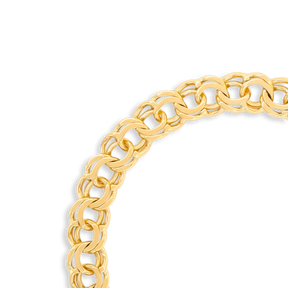 9ct Yellow Gold 8" Garibaldi Link Bracelet