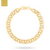 9ct Yellow Gold 8" Garibaldi Link Bracelet