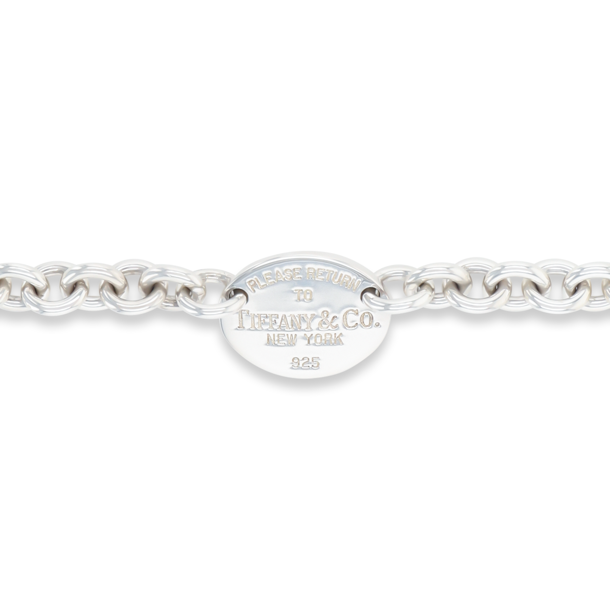 Tiffany & Co. Sterling Silver Return To Tiffany Oval Tag Bracelet
