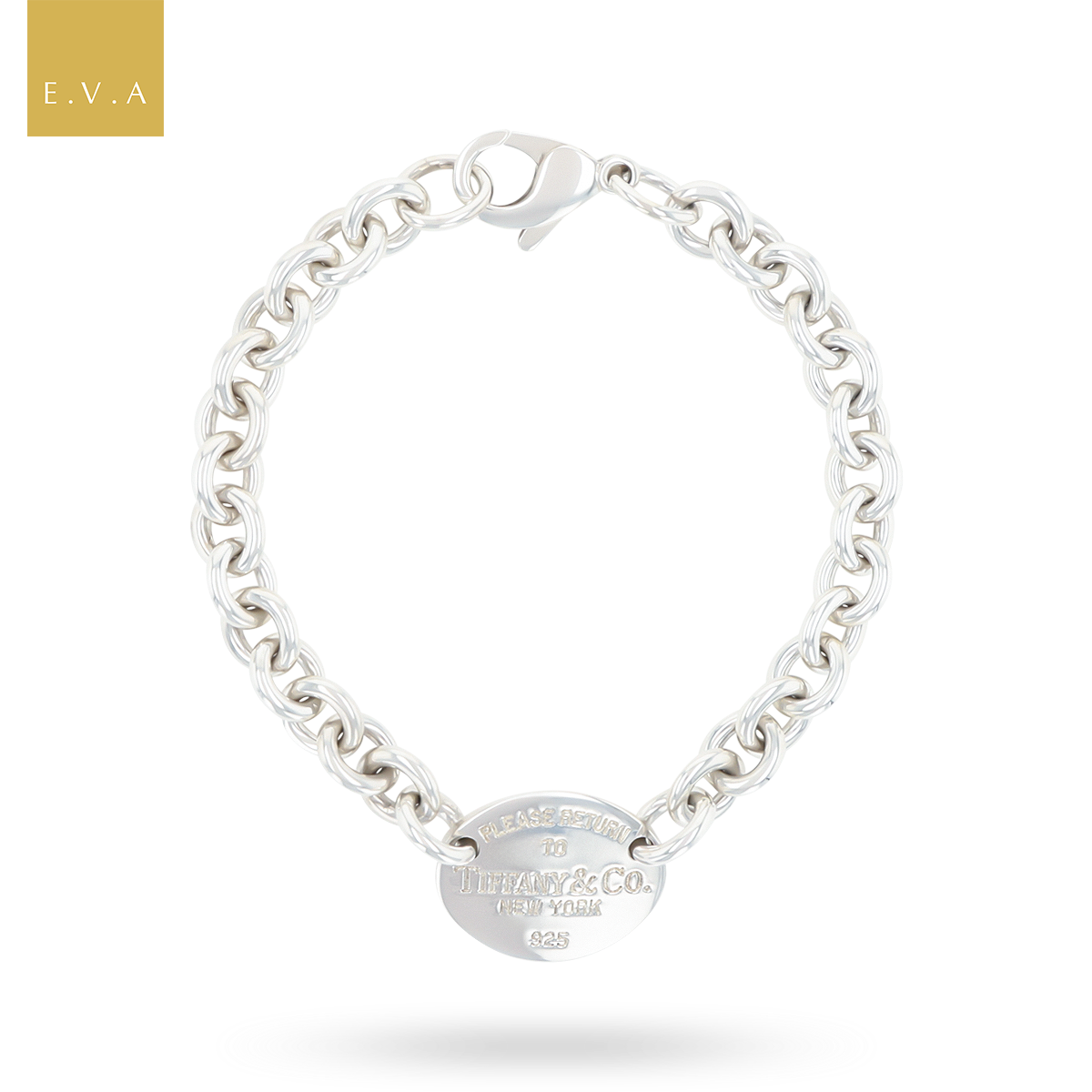 Tiffany & Co. Sterling Silver Return To Tiffany Oval Tag Bracelet