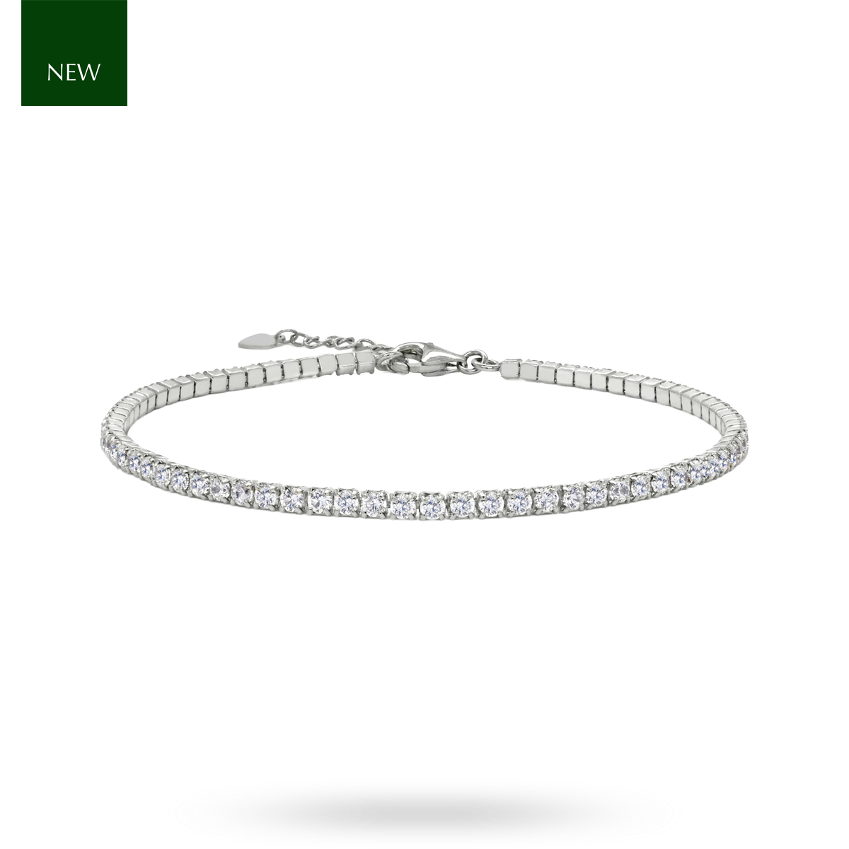 Sterling Silver Cubic Zirconia Tennis Bracelet