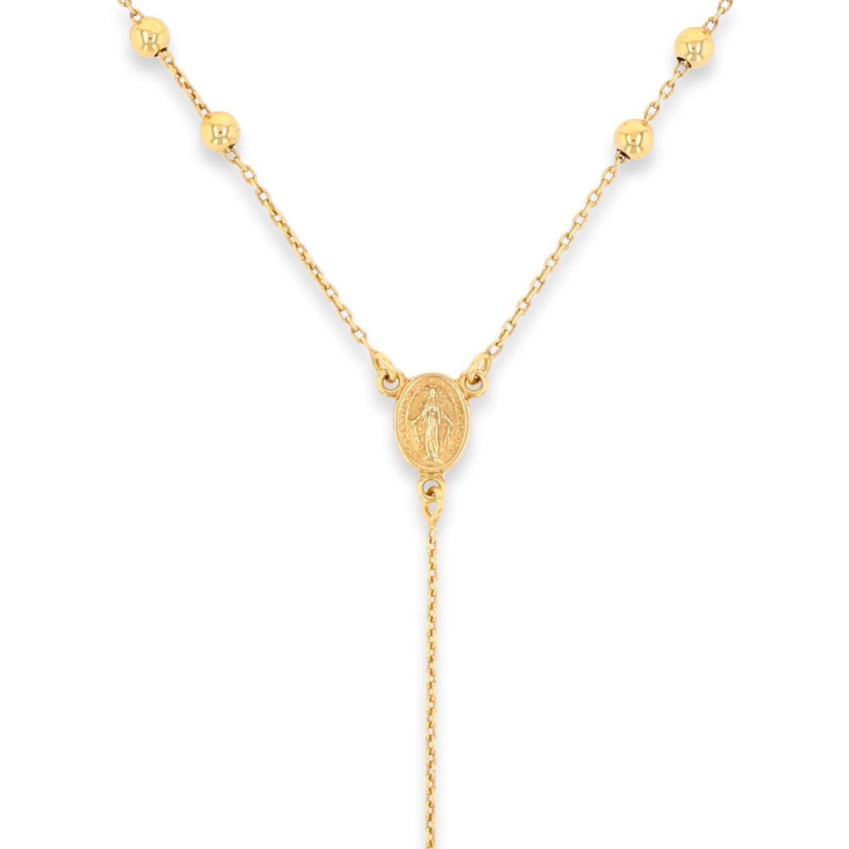 9ct Yellow Gold 24” Rosary Chain