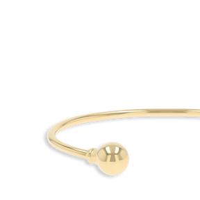 9ct Yellow Gold Plain Solid Torque Baby Bangle