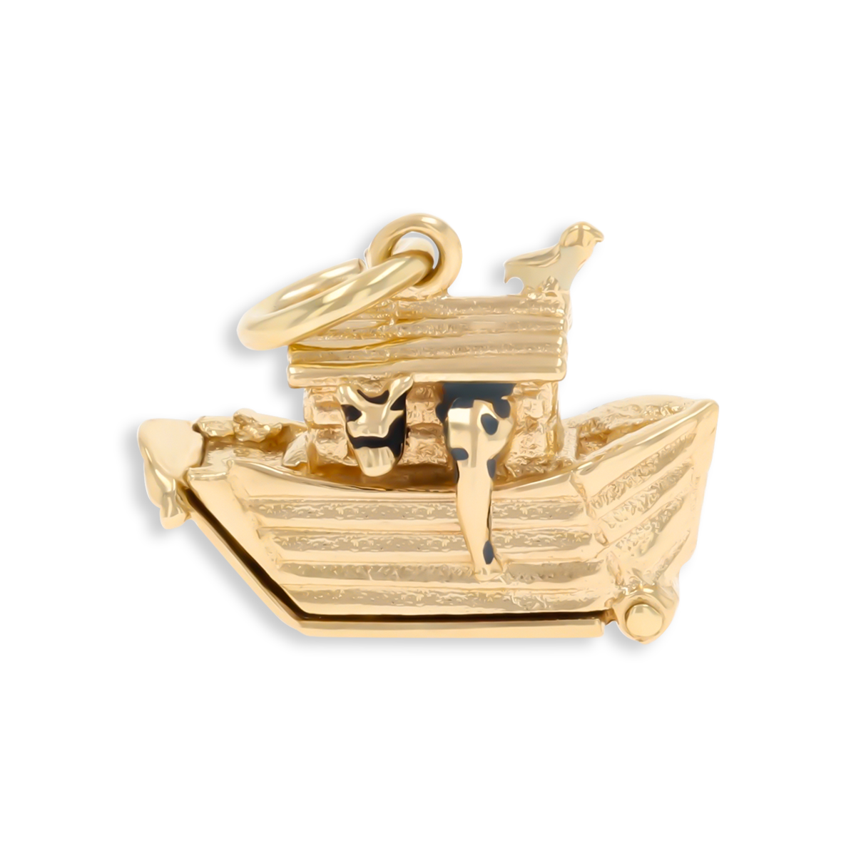 9ct Yellow Gold & Enamel Noah’s Ark Opening Charm