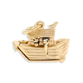 9ct Yellow Gold & Enamel Noah’s Ark Opening Charm