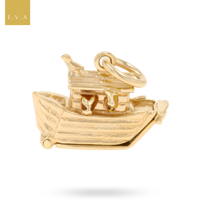9ct Yellow Gold & Enamel Noah’s Ark Opening Charm