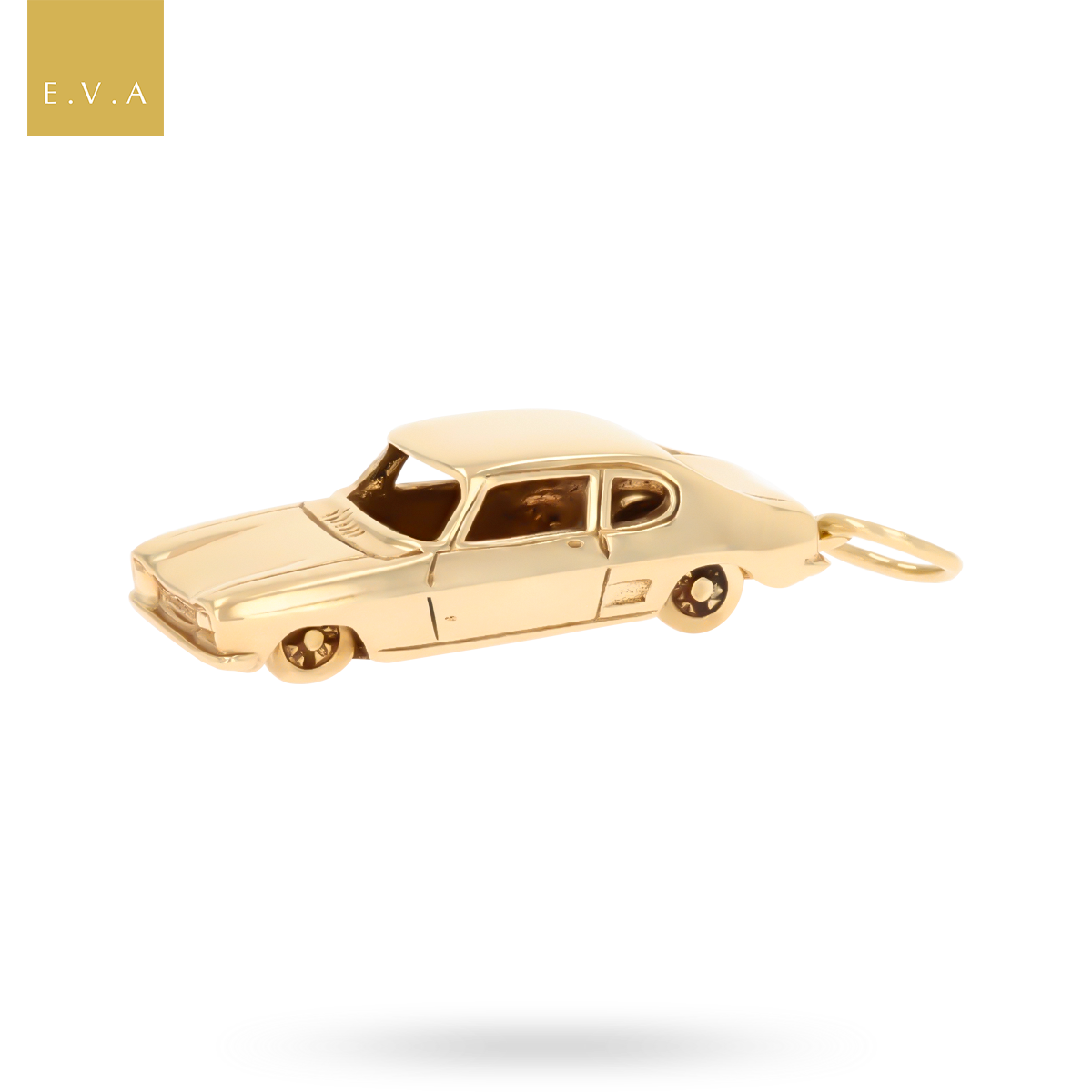 9ct Yellow Gold Ford Capri Car Charm