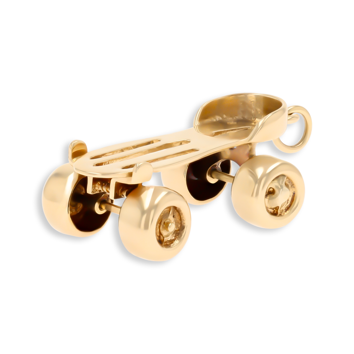 9ct Yellow Gold Roller Skate Charm