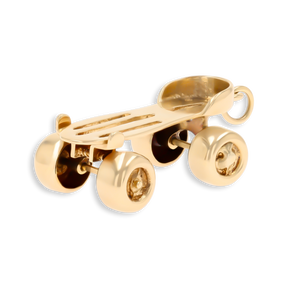 9ct Yellow Gold Roller Skate Charm