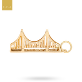 9ct Yellow Gold Severn Road Bridge Charm