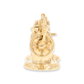 9ct Yellow Gold Large Sewing Machine Charm
