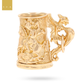 9ct Yellow Gold St George Tankard Charm