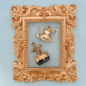 9ct Yellow Gold Coffee Pot Charm