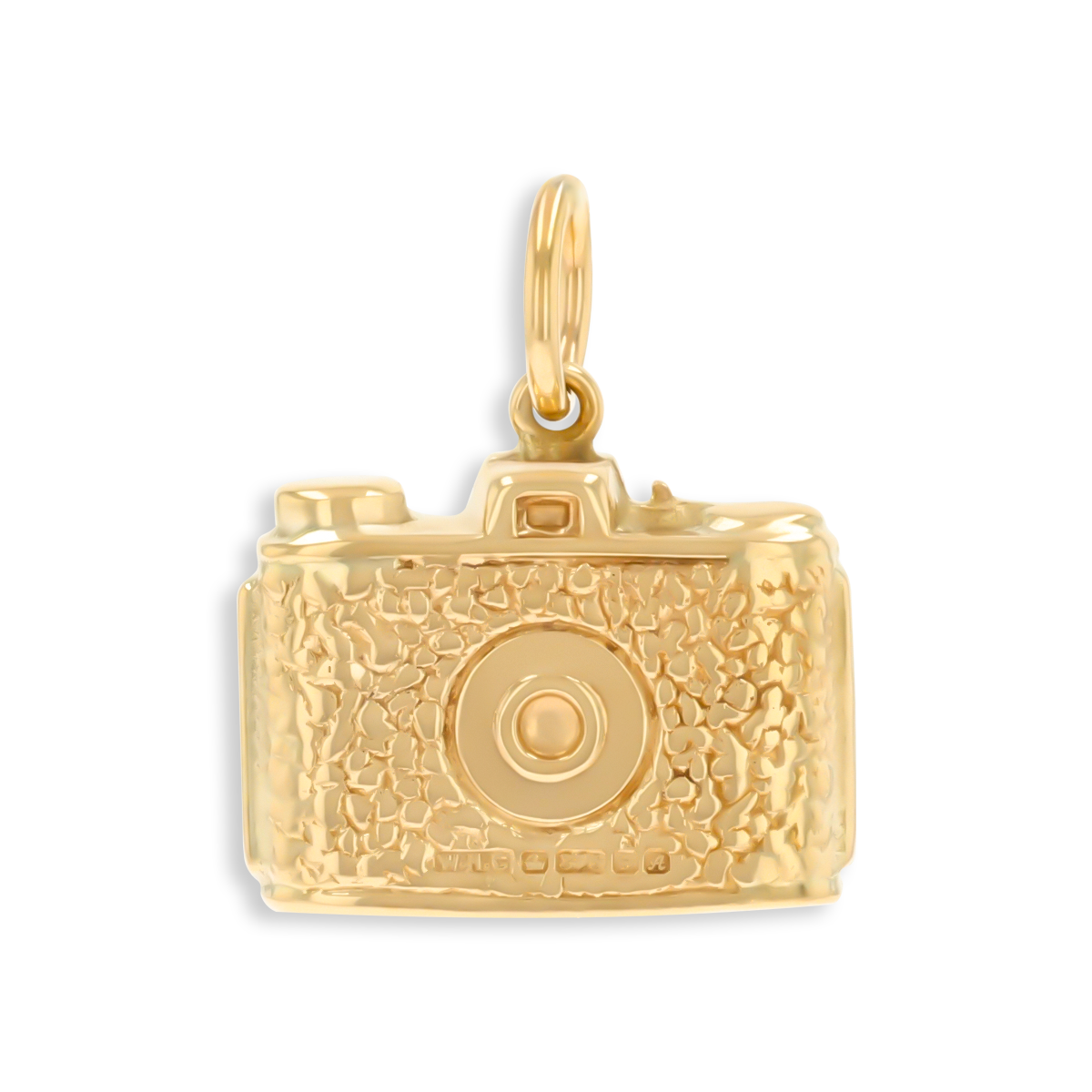 9ct Yellow Gold Hollow Camera Charm