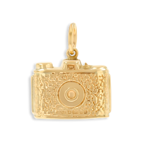 9ct Yellow Gold Hollow Camera Charm
