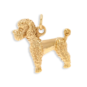 9ct Yellow Gold Poodle Charm