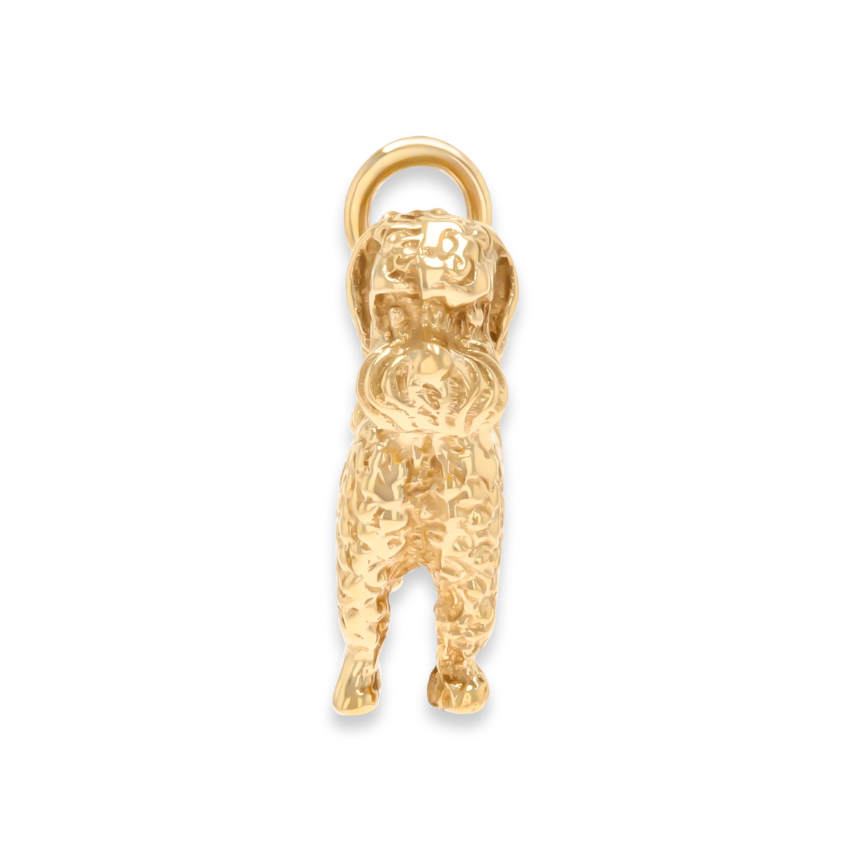 9ct Yellow Gold Poodle Charm