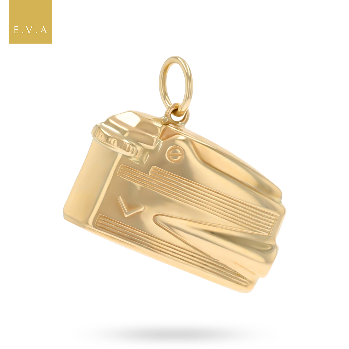 9ct Yellow Gold Hollow Lighter Charm