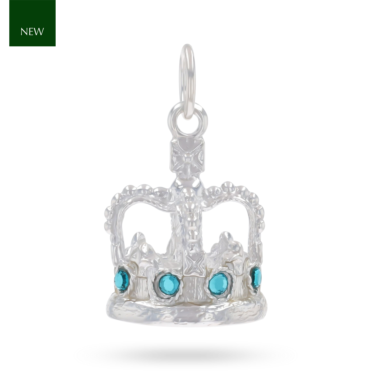 Sterling Silver Crown Charm