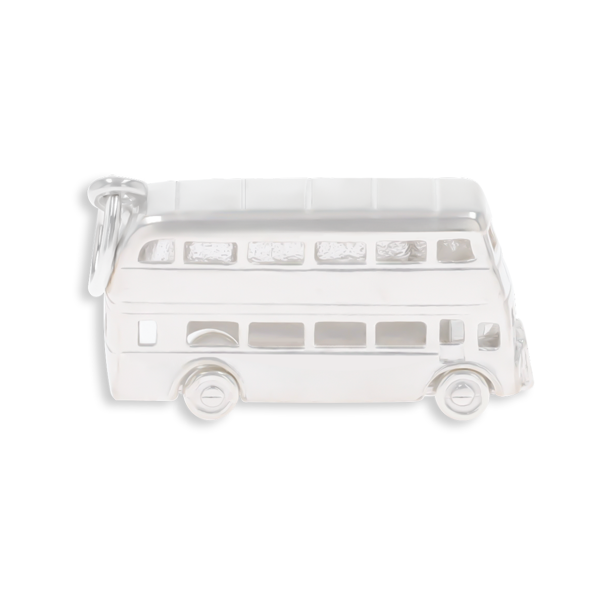 Sterling Silver Double Decker Bus Charm