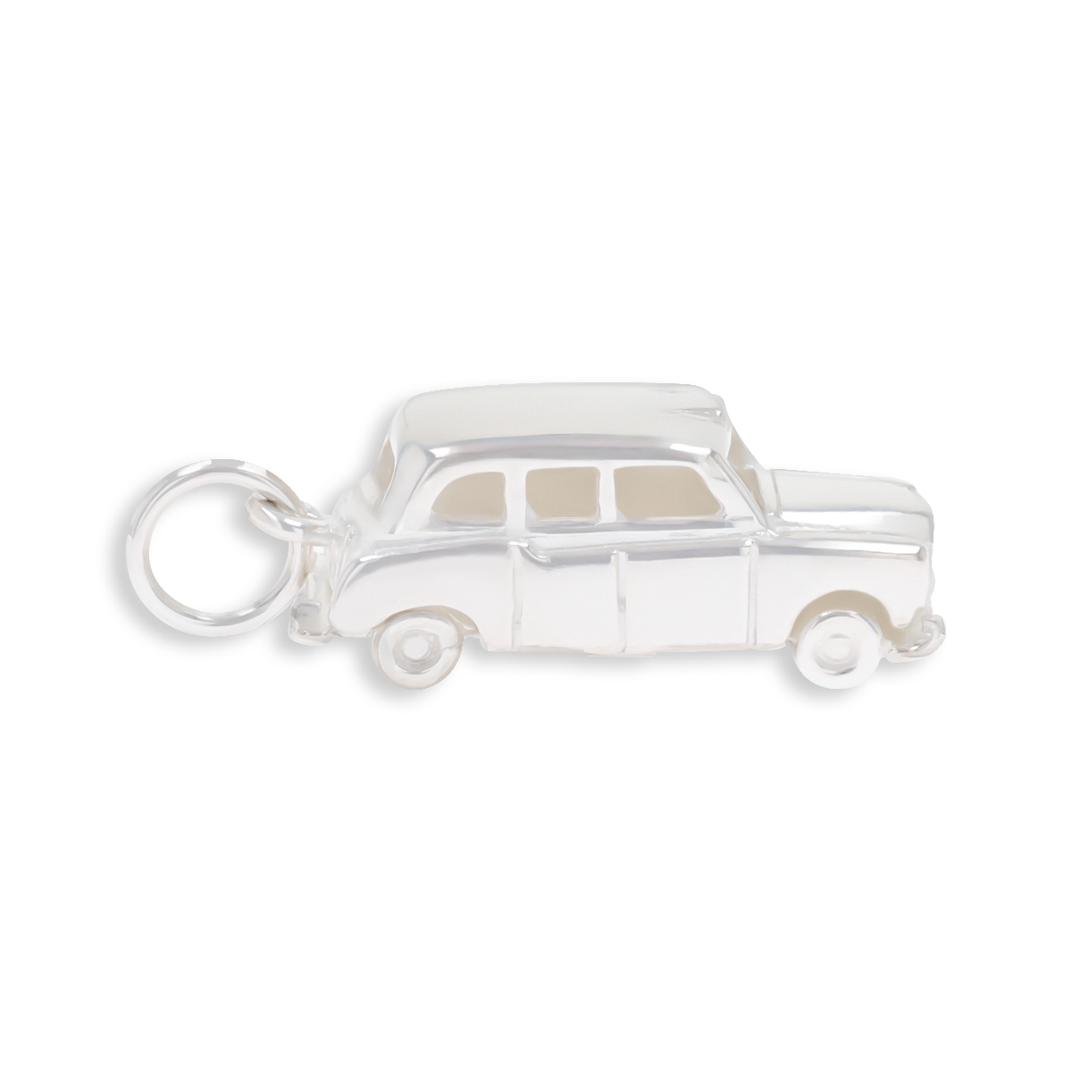 Sterling Silver Taxi Charm