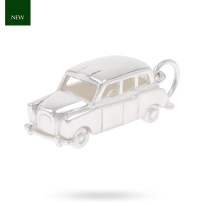 Sterling Silver Taxi Charm