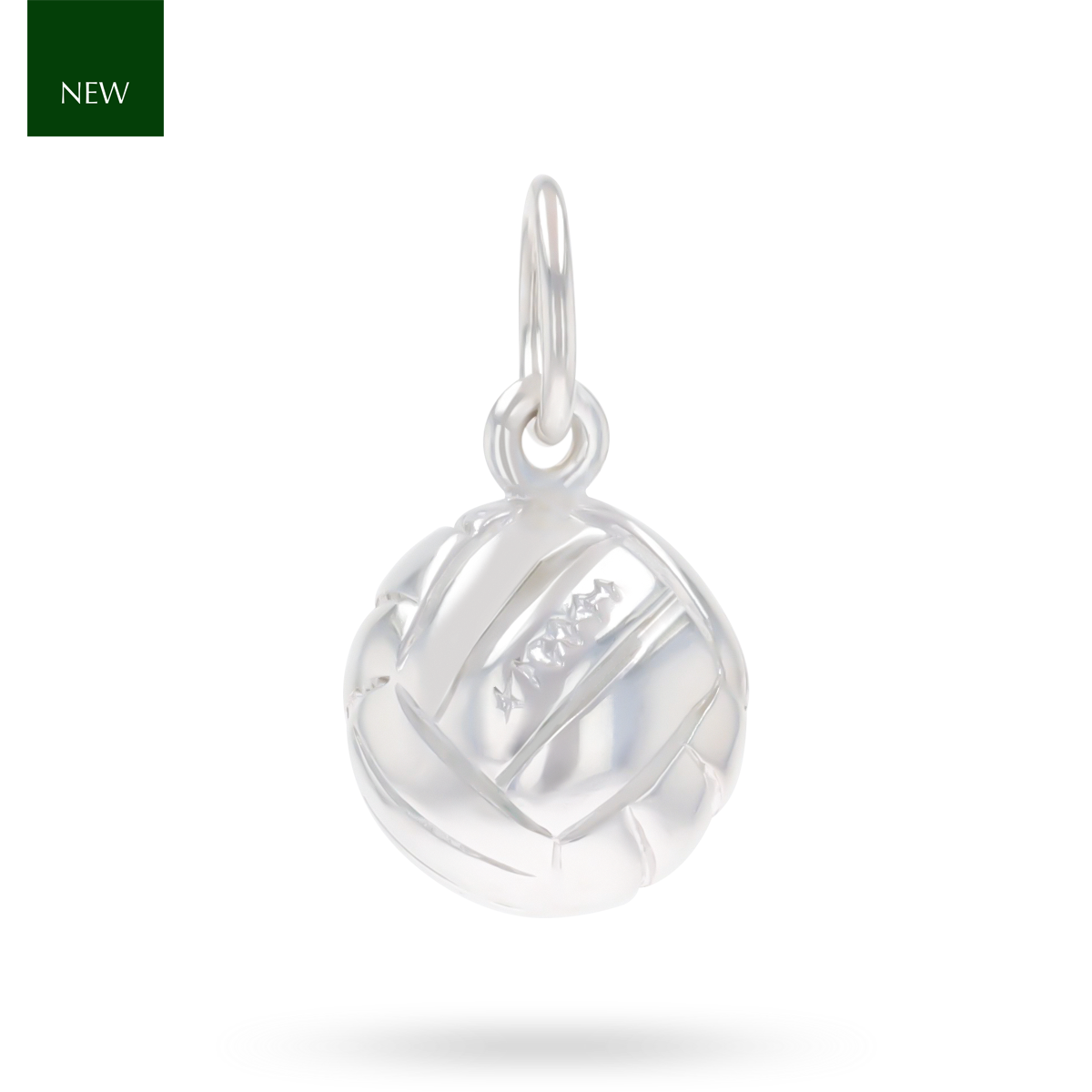 Sterling Silver Football Charm