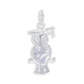 Sterling Silver Wise Old Owl Charm