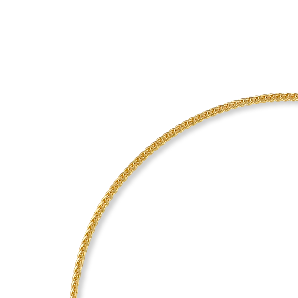 9ct Yellow Gold Wheat Anklet