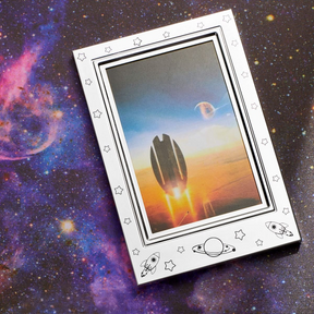 Silver Plated Space Photo Frame