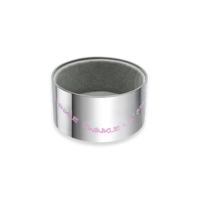 Silver Plated Pink Star Music Trinket Box with Crystal