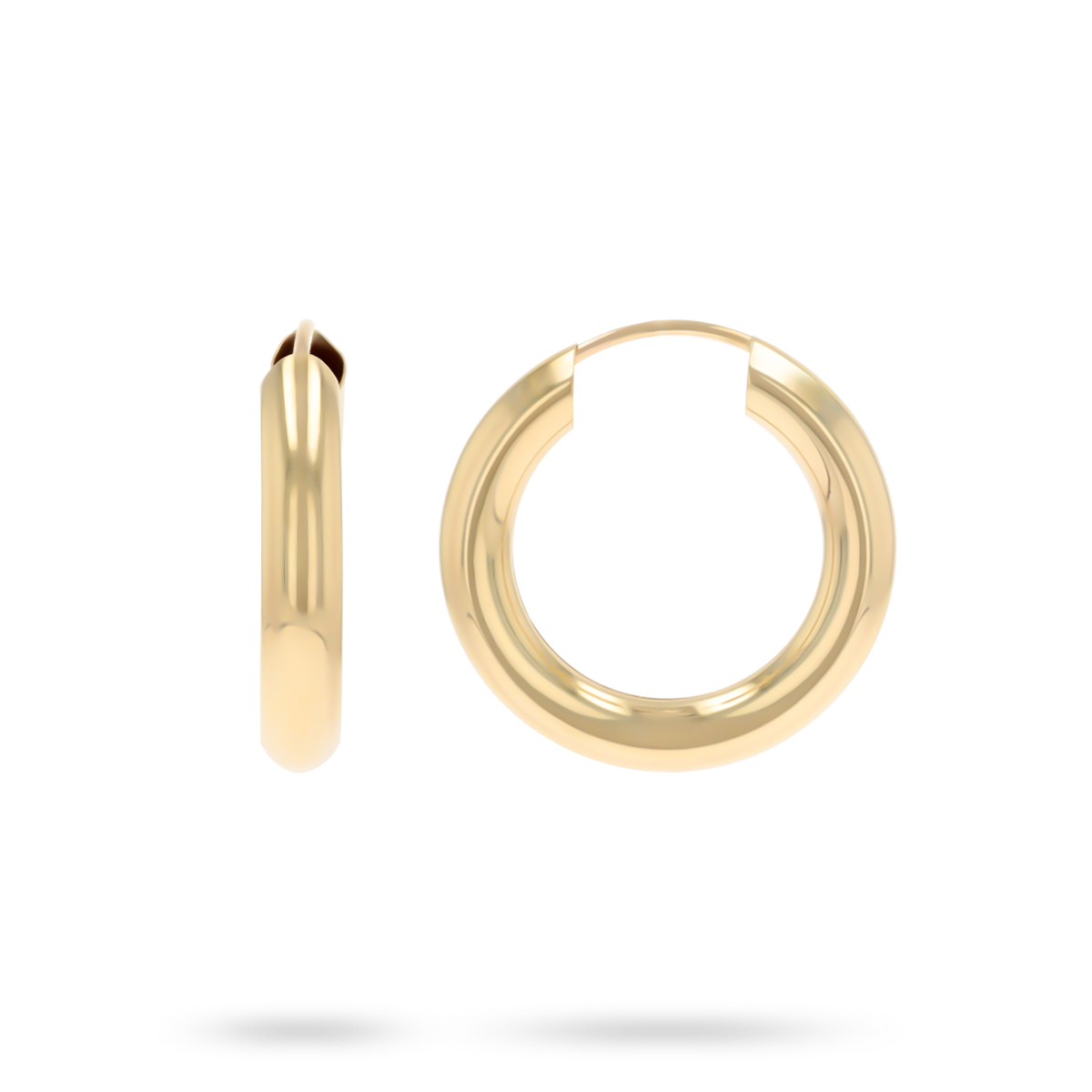 9ct Yellow Gold Chunky Sleeper Earrings