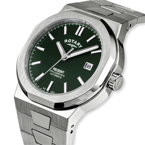 Rotary Regent Automatic, Green Dial with Stainless Steel Bracelet - GB05410/24