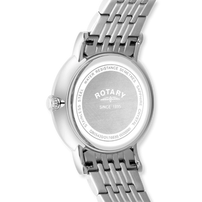 Rotary Windsor Watch, White Dial with Stainless Steel Bracelet - GB05420/01