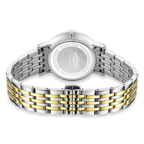 Rotary Heritage 2-Tone, White Dial with Stainless Steel Bracelet - GB05421/01