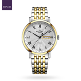 Rotary Heritage 2-Tone, White Dial with Stainless Steel Bracelet - GB05421/01