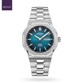 Rotary Regent Sport, Teal Dial with Brushed Stainless Steel Bracelet - GB05490/73 