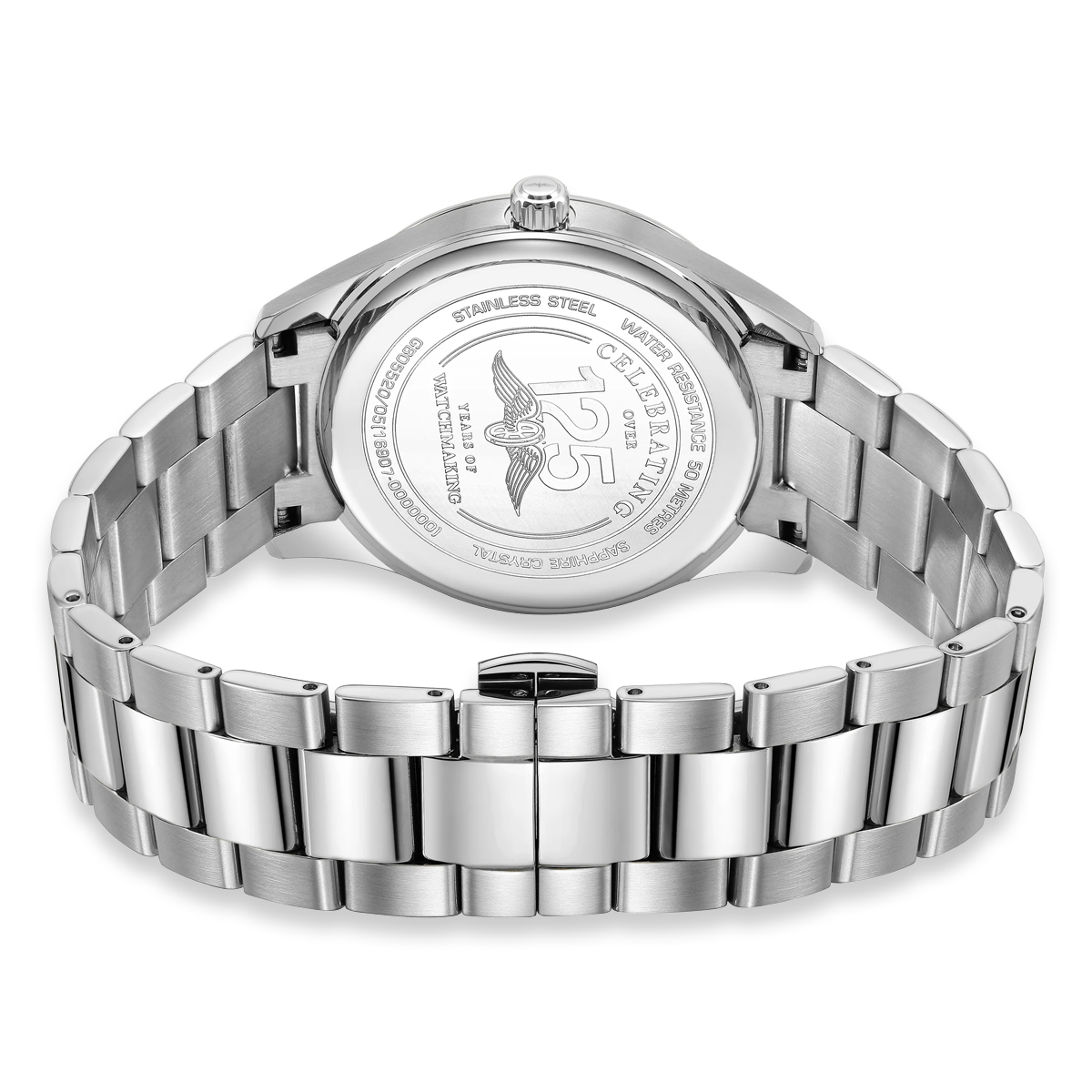 Rotary Oxford Watch, Blue Dial with Stainless Steel Bracelet - GB05520/05