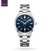 Rotary Oxford Watch, Blue Dial with Stainless Steel Bracelet - GB05520/05